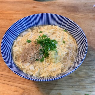 絶品　ふっわふわ玉子にゅうめん